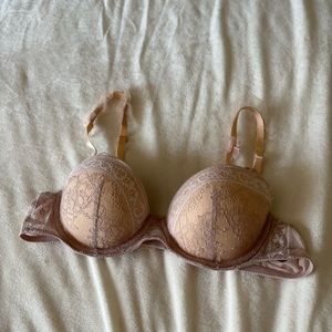 Victorias Secret Brasier Sexy Dainty Lace Lingerie Balconette  Pink 36 B